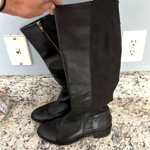 Steve Madden Reggiee black leather boots - Size 7